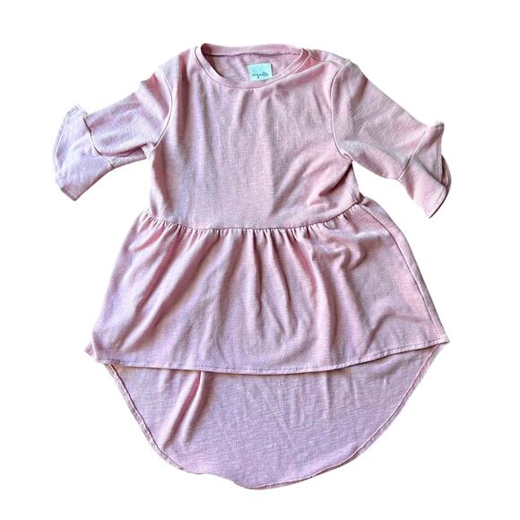 Vignette Girl's Pink High-Low Dress - 10 - Picture 1 of 4